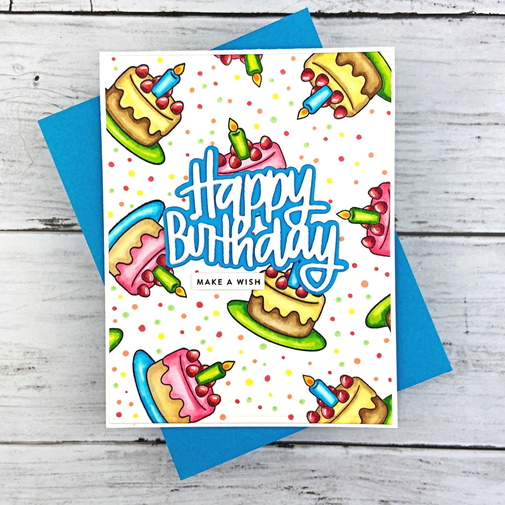 Simon Says Clear Stamps Birthday Dragons 3201ssc Moments in Time Birthday Card | color-code:ALT01