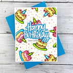 Simon Says Clear Stamps Birthday Dragons 3201ssc Moments in Time Birthday Card | color-code:ALT01