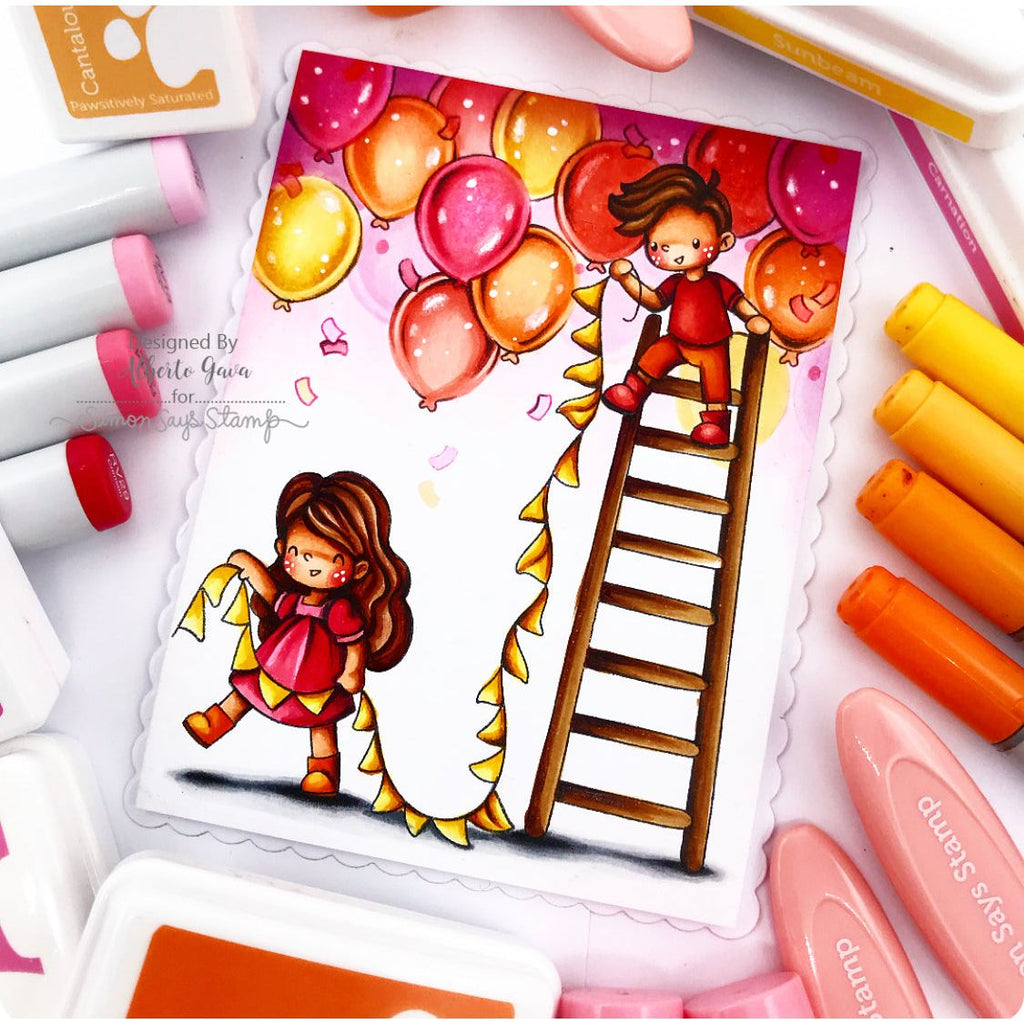 Simon Says Stamps and Dies Birthday Party set836bp Stamptember Birthday Card | color-code:ALT02