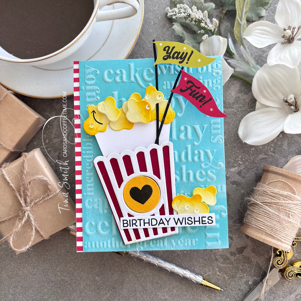 Simon Says Stamp Embossing Folder Birthday Sentiments sf528 Birthday Card | color-code:ALT09