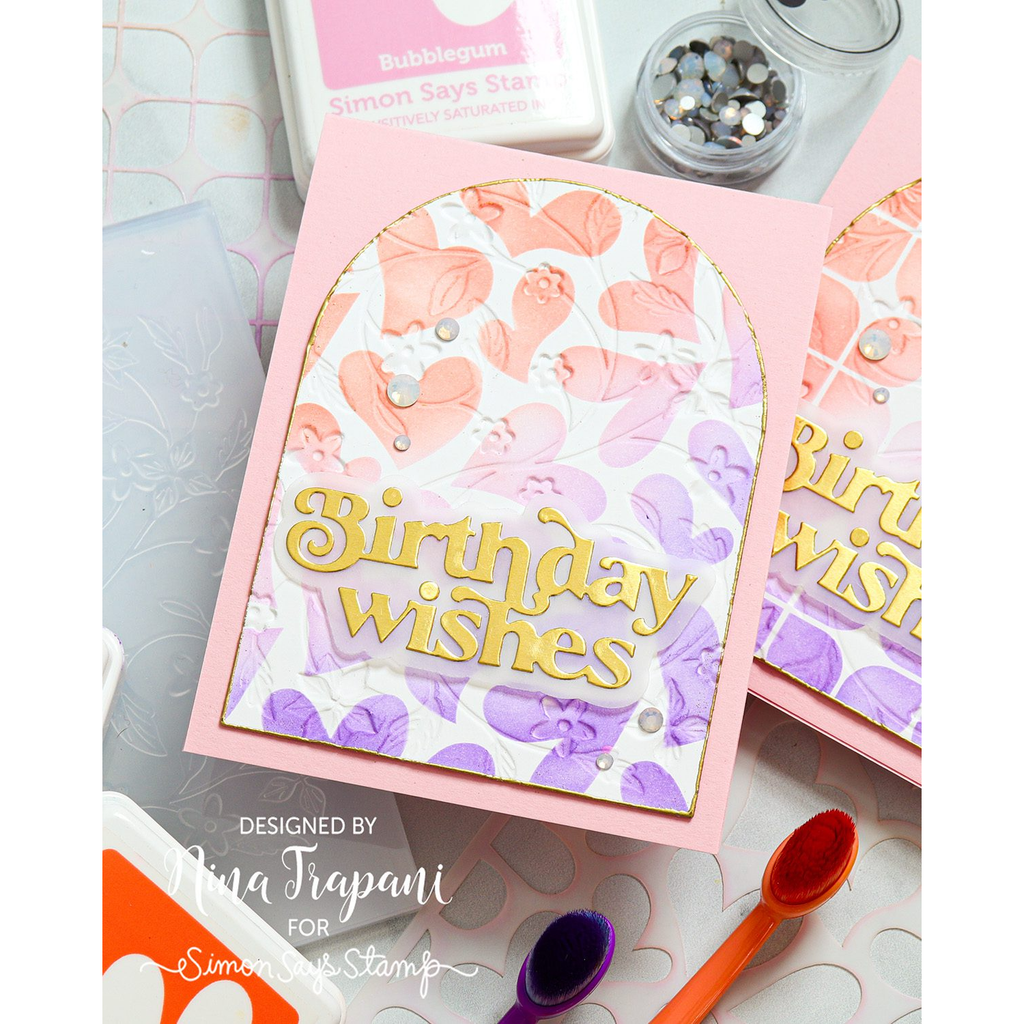 Simon Says Stamp Birthday Wishes Wafer Dies sssd112883 Stamptember Birthday Card | color-code:ALT03