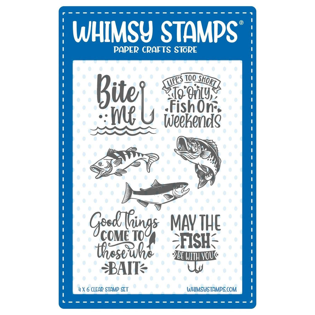 Whimsy Stamps Bite Me Clear Stamps WSD379a