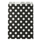 Black Polka Dot Paper Treat Bags 350093dobk