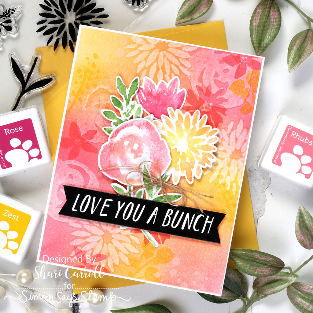 Simon Says Stamp EZ Strips XL Reverse Basics 1026ez Love Card | color-code:ALT02