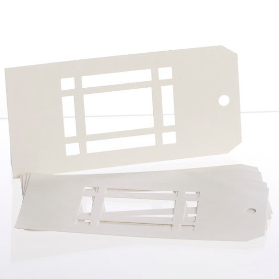 Blank Mosaic Paper Tags 05736