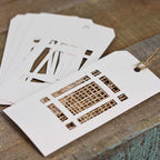 Blank Mosaic Paper Tags 05736 inspiration