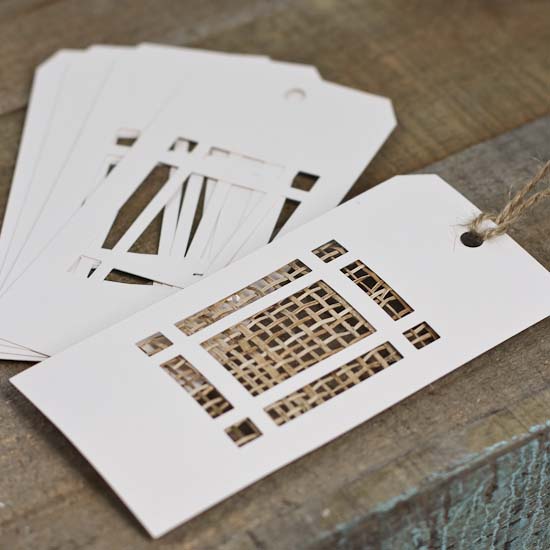 Blank Mosaic Paper Tags 05736 inspiration