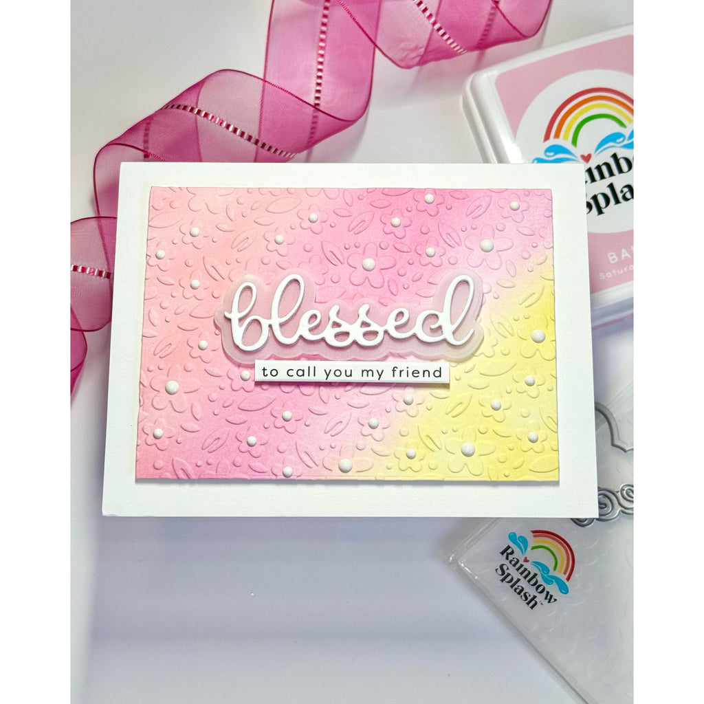 Simon Says Stamp Sentiment Strips Blessed 1029sgc Favorite Things Blessed Card
