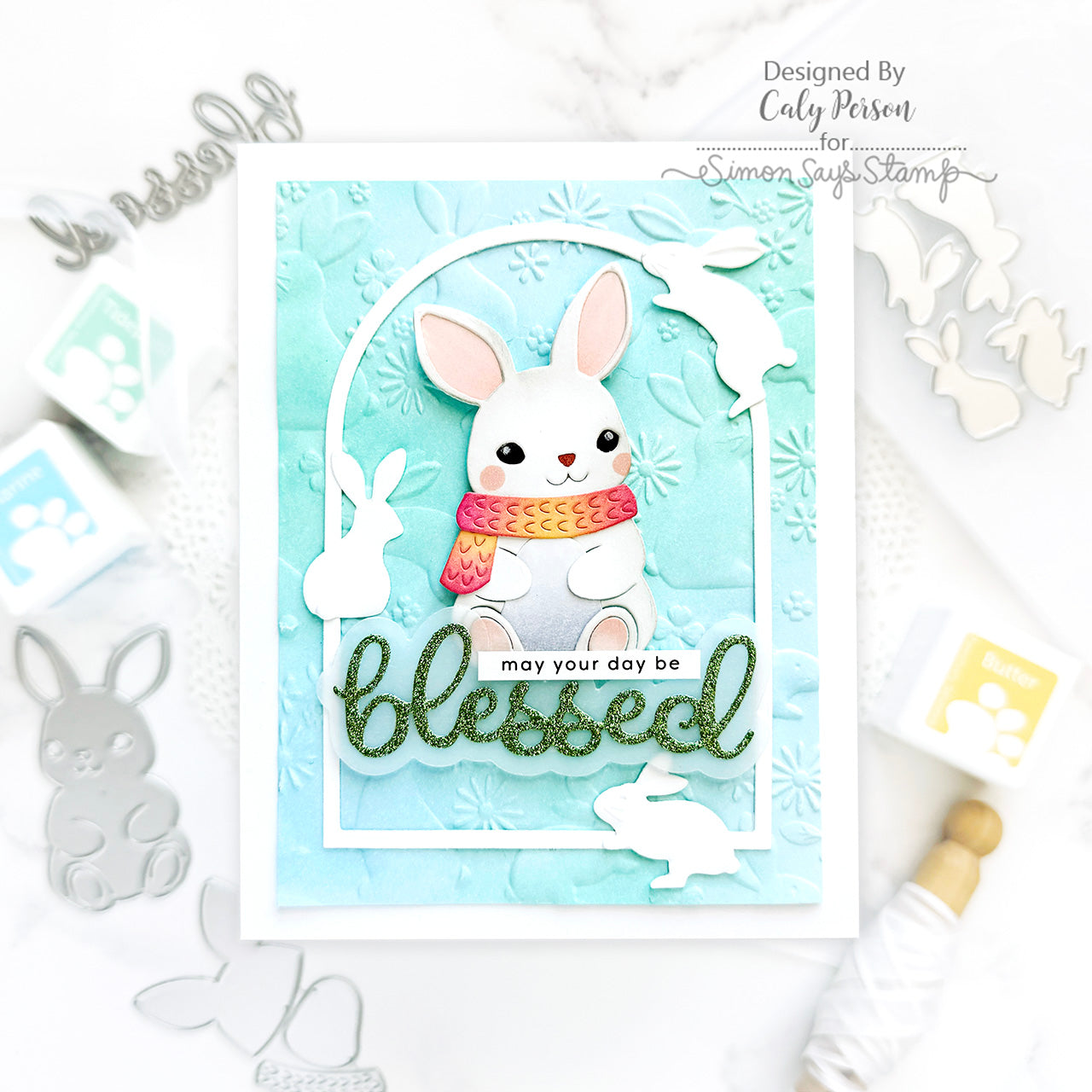 Simon Says Stamp Sentiment Strips Blessed 1029sgc Favorite Things Blessed Card | color-code:ALT02