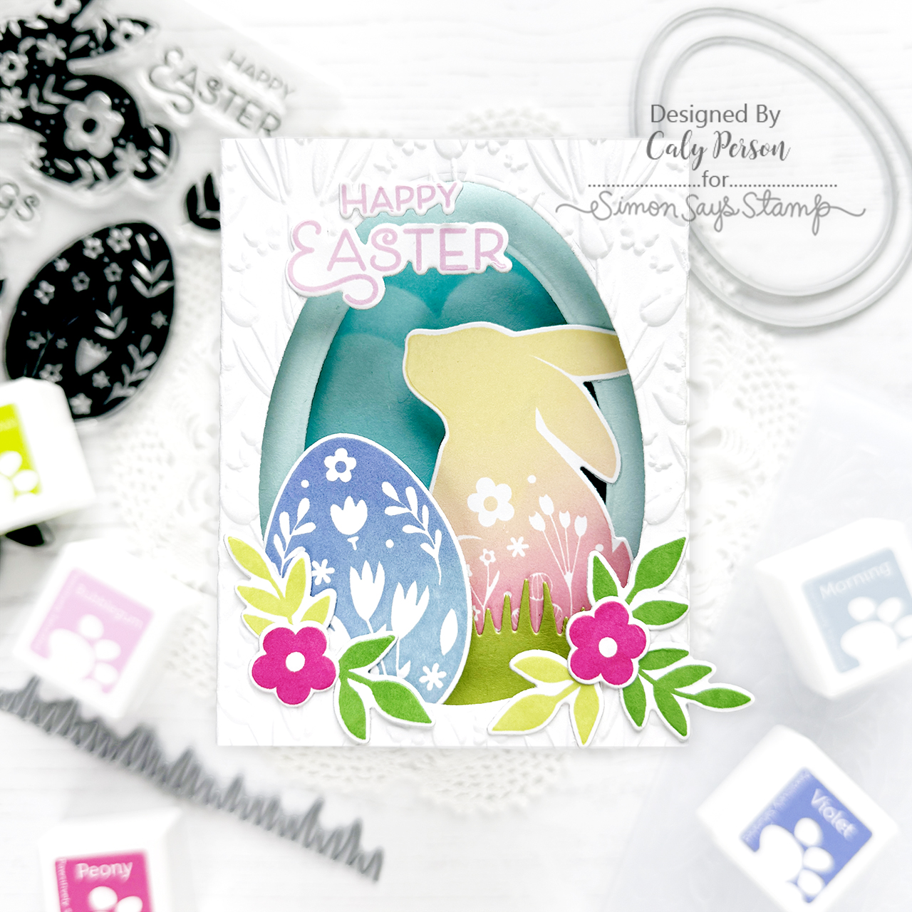 Simon Says Stamp and Dies Blessings at Easter set933be Favorite Things Easter Card | color-code:ALT09