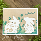 Simon Says Stamp Blessings at Easter Wafer Dies 1270sdc Favorite Things Hello Card