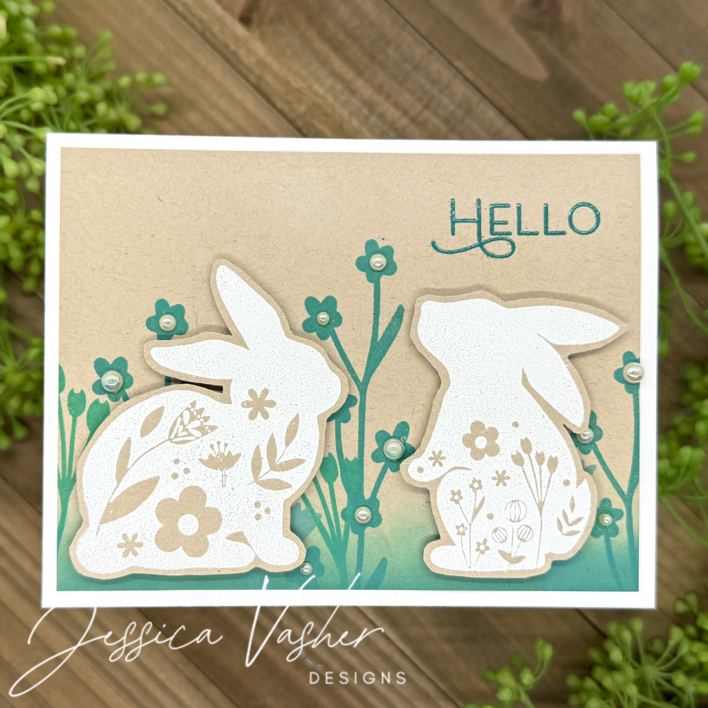 Simon Says Clear Stamps Blessings at Easter 2174ssc Favorite Things Hello Card 