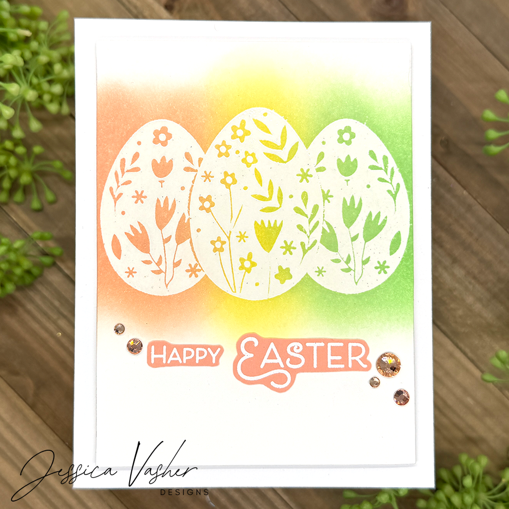 Simon Says Stamp and Dies Blessings at Easter set933be Favorite Things Easter Card