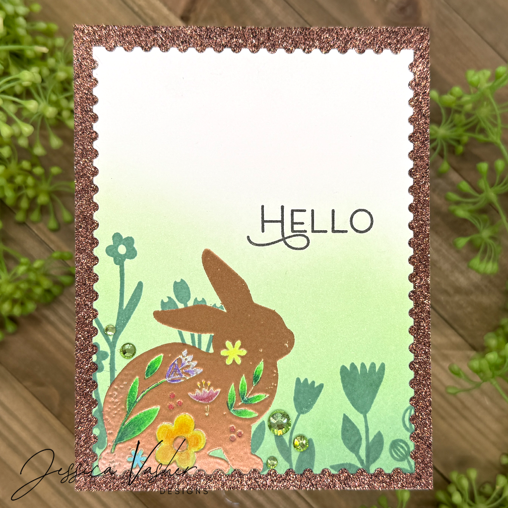 Simon Says Clear Stamps Blessings at Easter 2174ssc Favorite Things Hello Card