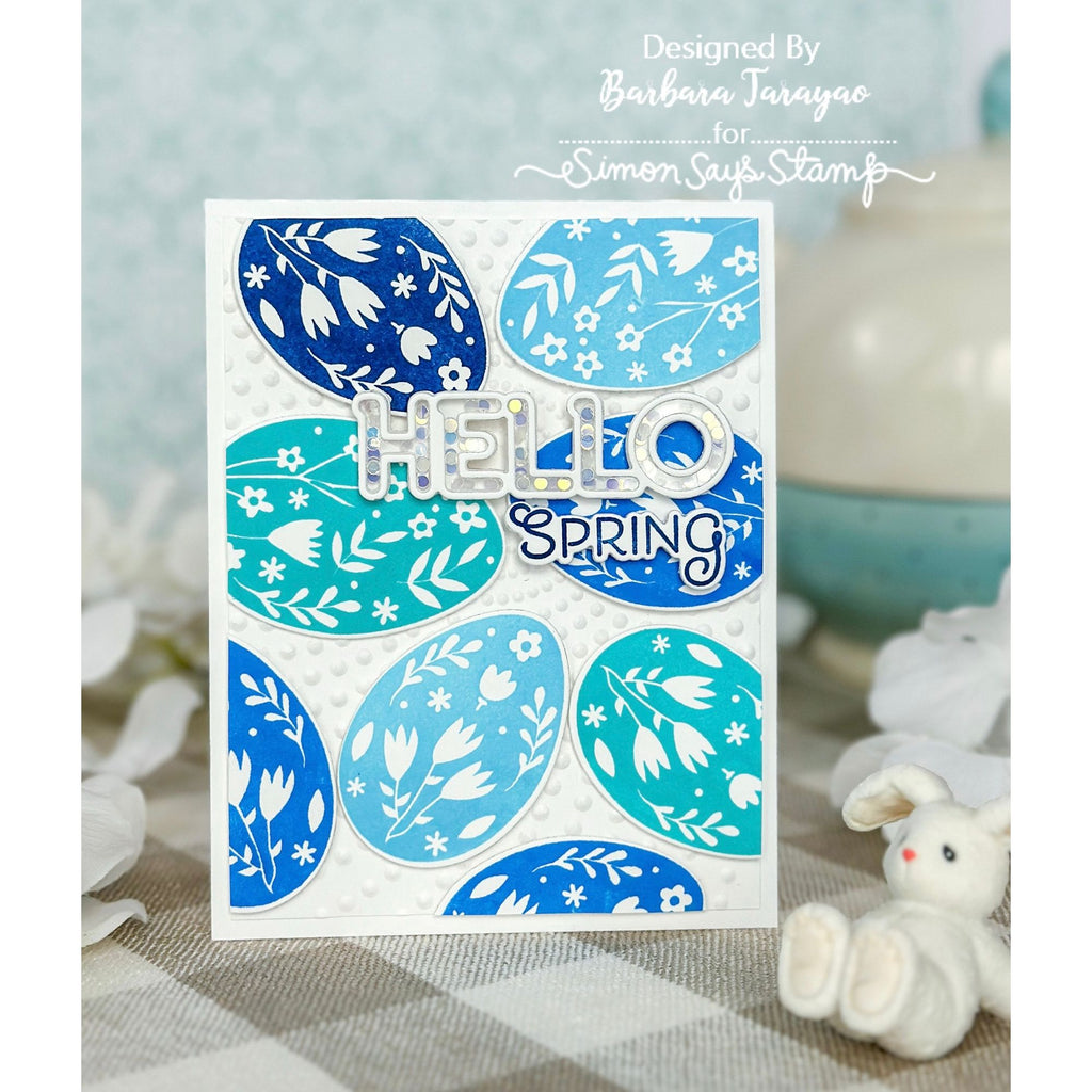 Simon Says Stamp and Dies Blessings at Easter set933be Favorite Things Spring Card