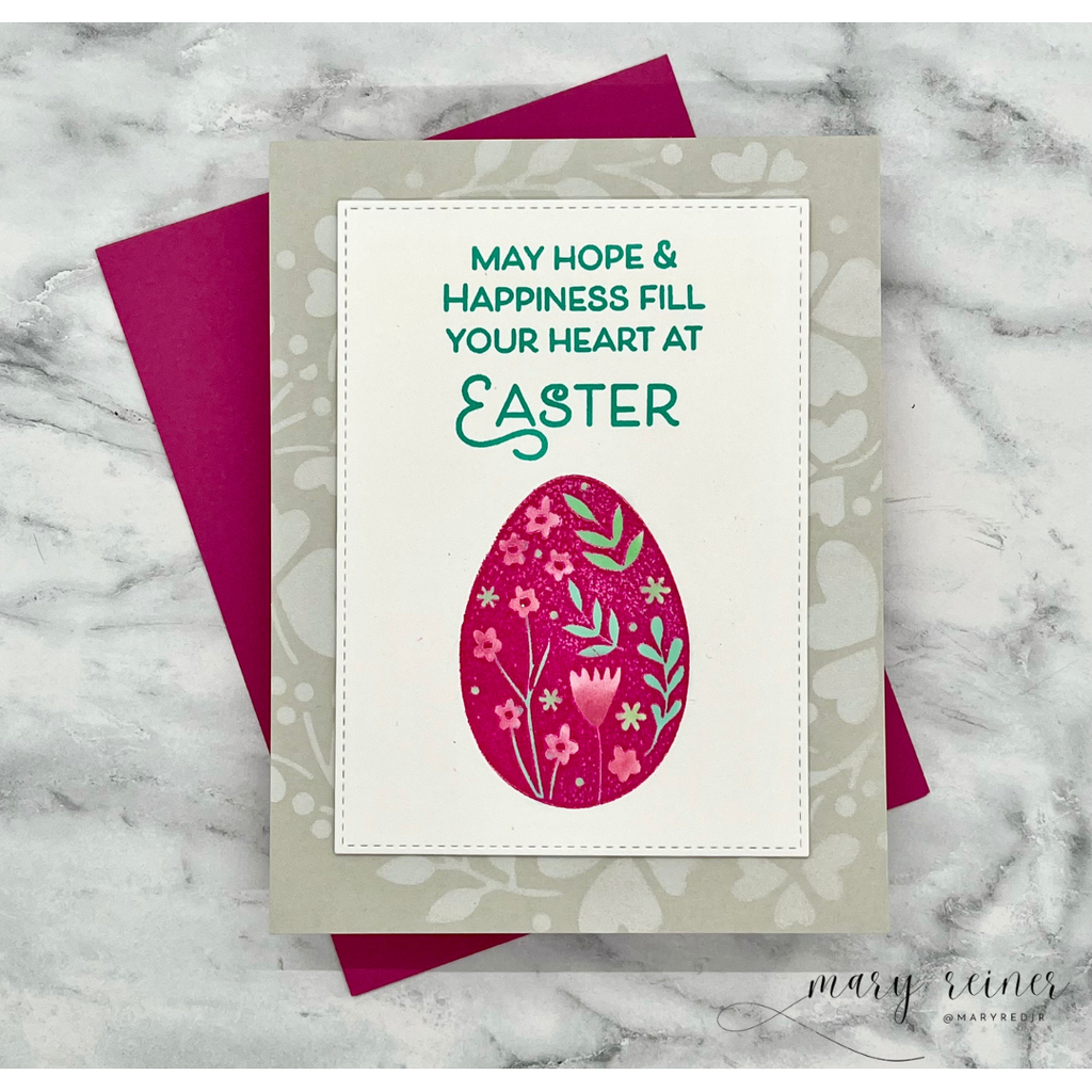 Simon Says Stamp and Dies Blessings at Easter set933be Favorite Things Easter Card