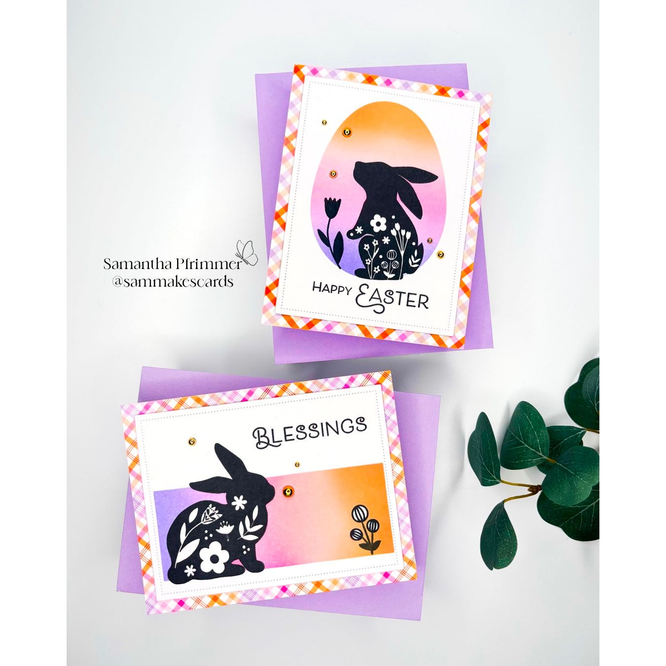 Simon Says Stamp and Dies Blessings at Easter set933be Favorite Things Easter Cards