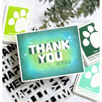 Simon Says Clear Stamps Block Alpha Words 2073ms Stamptember Thank You Card | color-code:ALT04