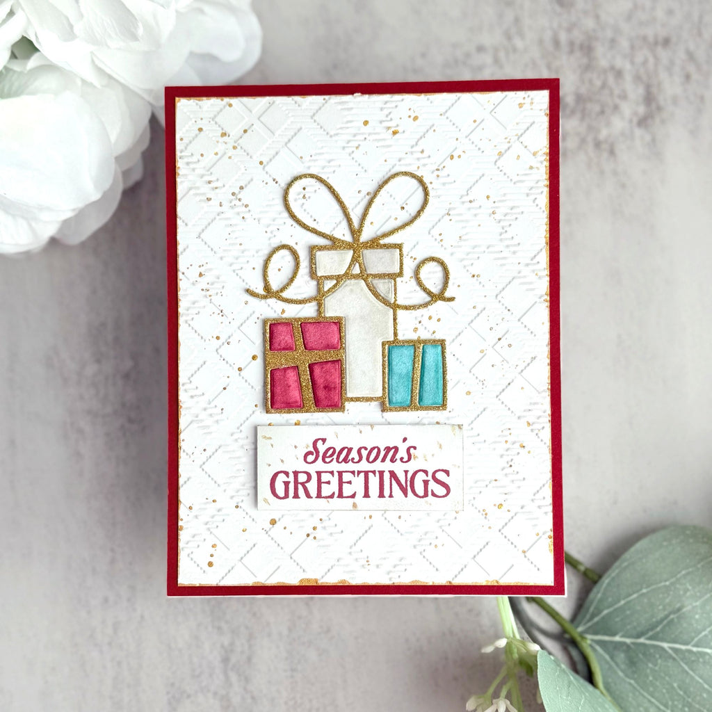 Simon Says Stamp Block Presents Wafer Dies s1012 STAMPtember Christmas Card | color-code:ALT03