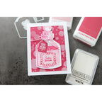 Waffle Flower Love Potion Die n Stencil 421592 pink bottle | color-code:ALT02