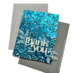 Simon Says Stamp Embossing Folder Blossom Bursts sf470 Happy Camper Thank You Card | color-code:ALT04