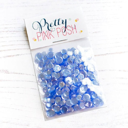 Pretty Pink Posh Blue Shimmer Confetti