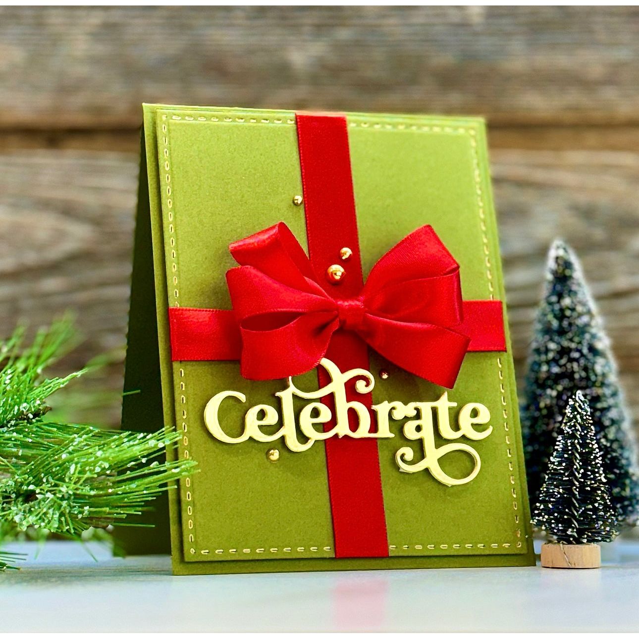 Simon Says Stamp Boho Celebrate Wafer Dies sssd112945c Diecember Celebrate Card