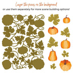 Honey Bee Bold Background Pumpkin Patch Dies hbds-bbpump Scene Building Options Mock Up