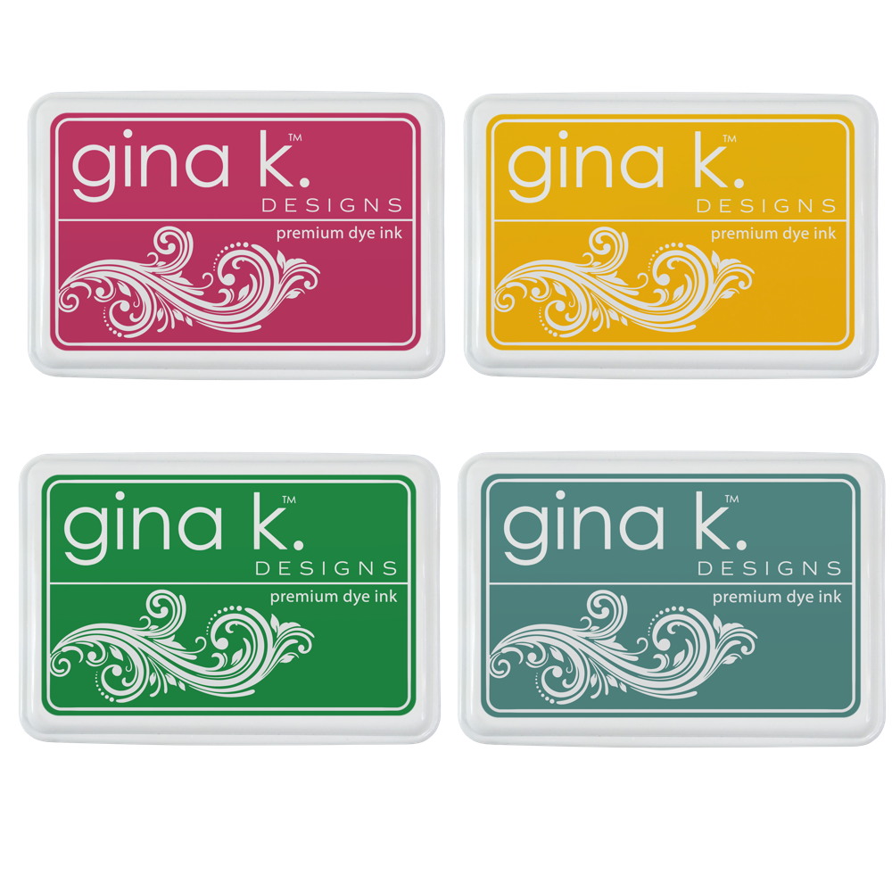 Gina K Designs Bold Blooms Premium Ink Pad Bundle
