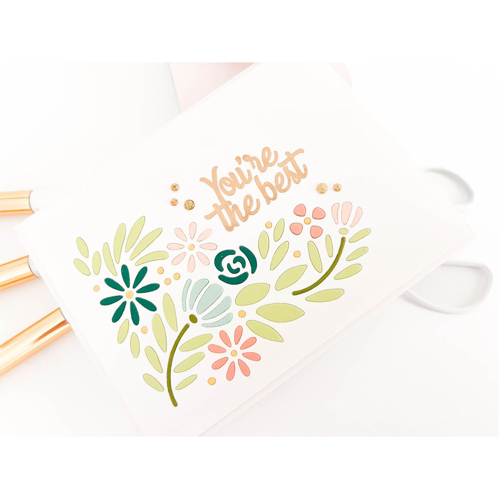 Simon Says Clear Stamps Bold Smiles sss302746c Season Of Wonder You're The Best Card