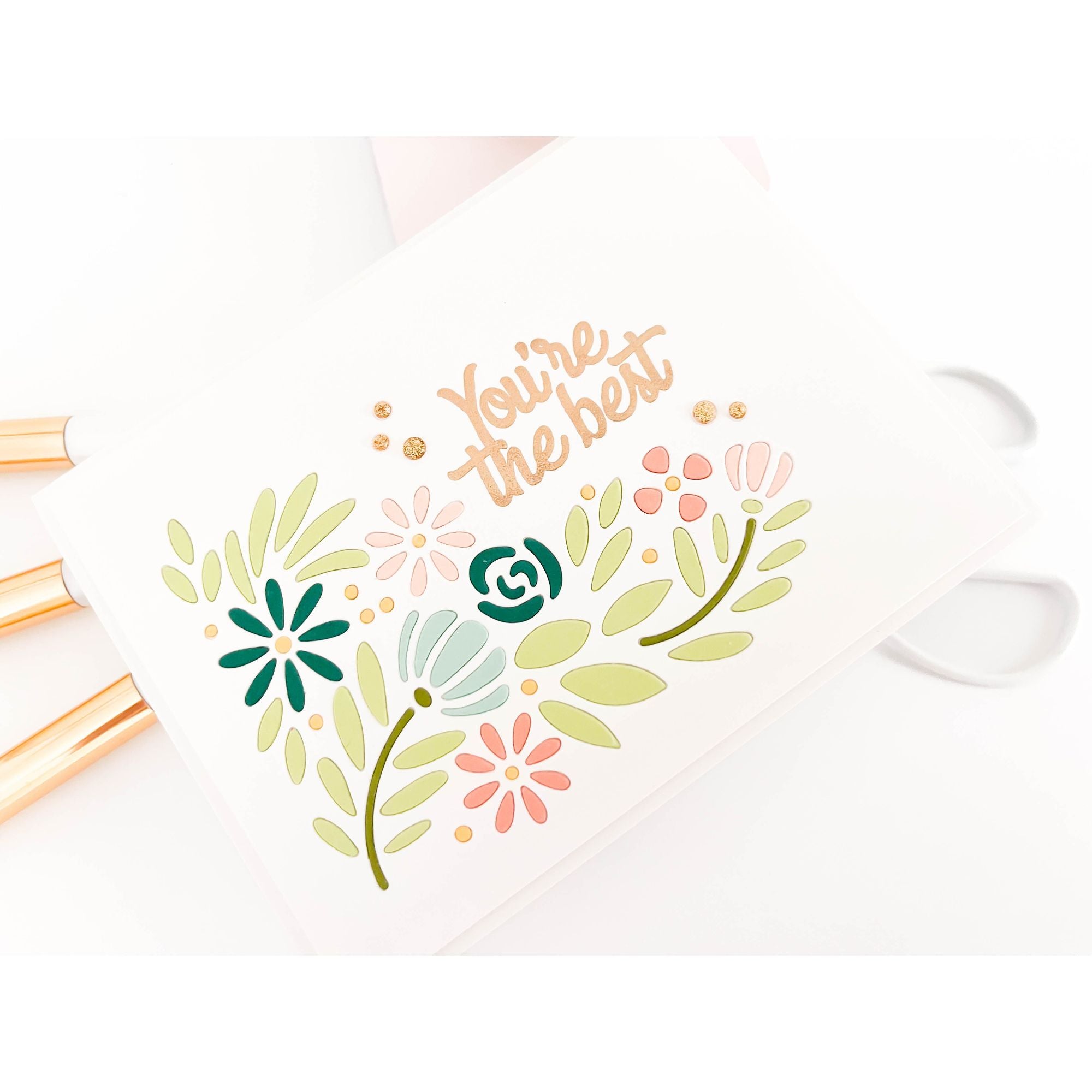 Simon Says Clear Stamps Bold Smiles sss302746c Season Of Wonder You're The Best Card