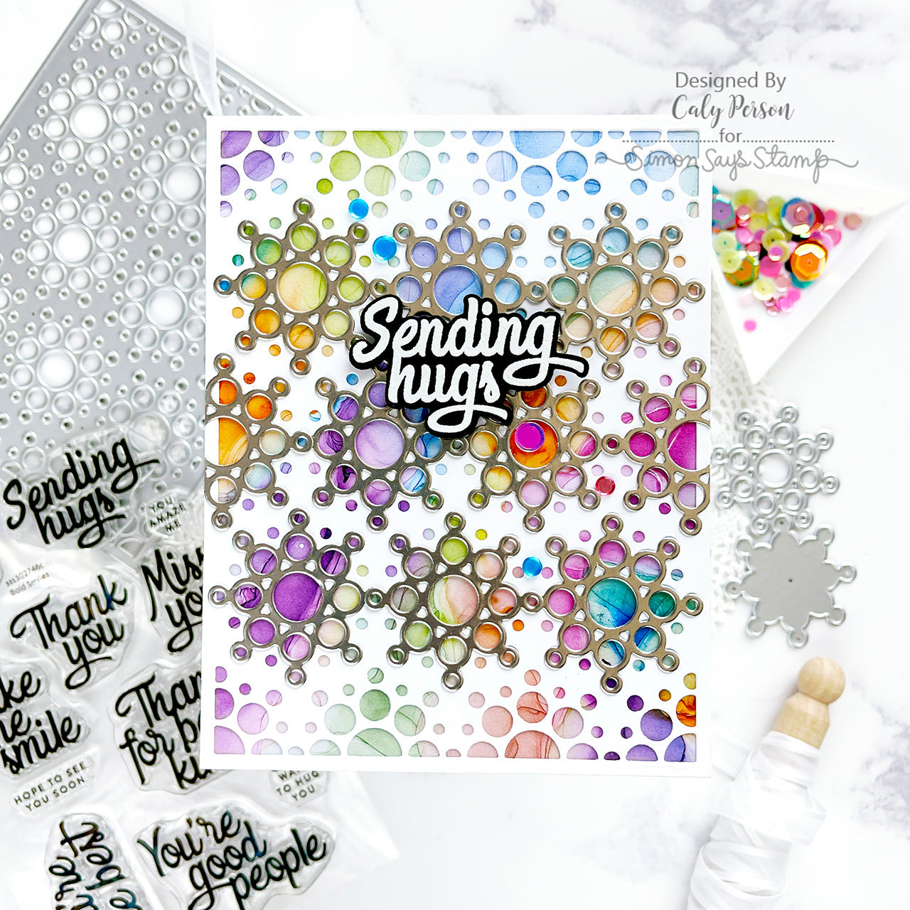 Simon Says Clear Stamps Bold Smiles sss302746c Season Of Wonder Hugs Card | color-code:ALT02