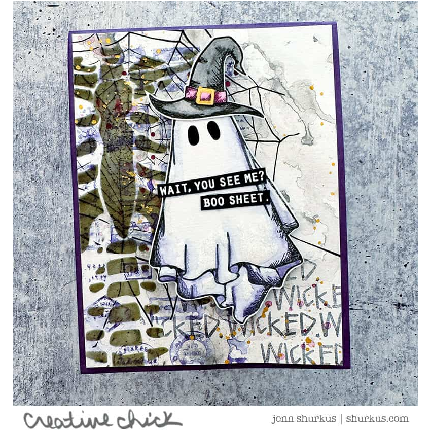 Simon Says Stamp Boo Crazy Wafer Dies sss495