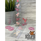 Riley And Company Cut Ups Awareness Ribbons Dies rd574 bookmark
