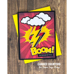 Simon Says Clear Stamps Boom 2428msc Shine On Candice Crawford  Kapow Card