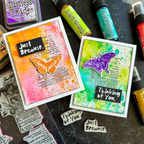Simon Says Stamp Botanic Collage Wafer Dies sss447 Be Bold Butterfly Card Set | color-code:ALT02