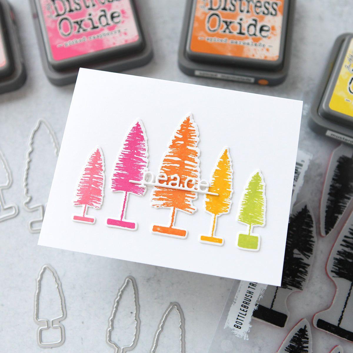Simon Says Stamp Bottle Brush Trees Wafer Dies sss455 Christmas Card | color-code:ALT03