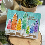 Simon Says Stamp Bottle Brush Trees Wafer Dies sss455 Christmas Card | color-code:ALT04