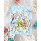 Simon Says Stamp Embossing Folder and Cutting Dies Bouncy Bunny sfd603 Beautiful Moments Friend Card
