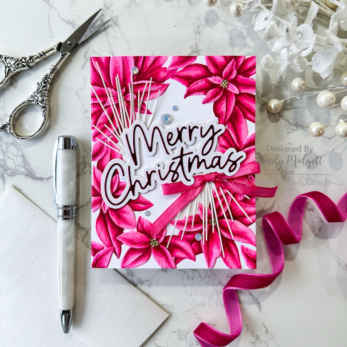Simon Says Stamp Bouncy Merry Christmas Wafer Dies 1480sd And Everything Nice Christmas Card | color-code:ALT03