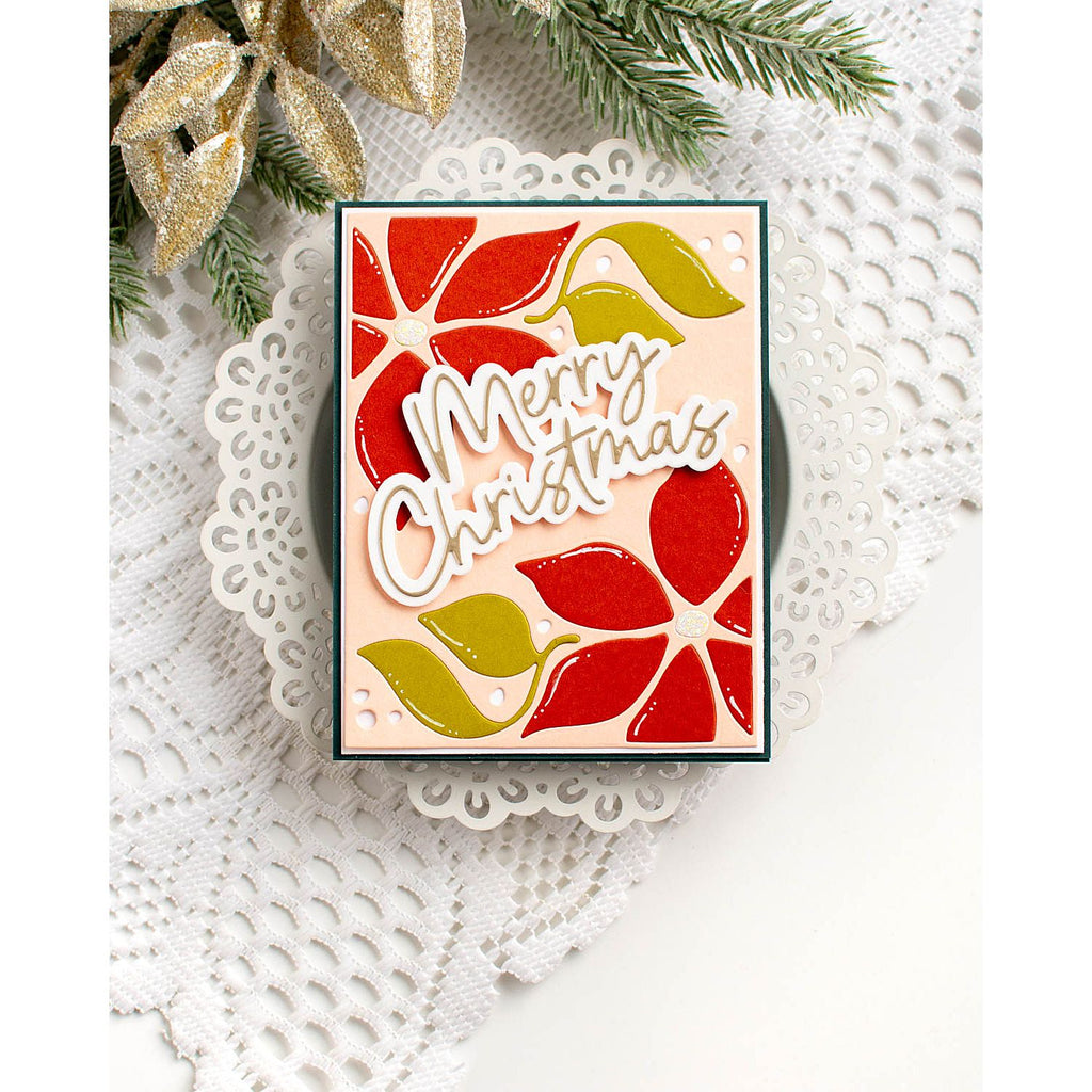 Simon Says Stamp Bouncy Merry Christmas Wafer Dies 1480sd And Everything Nice Christmas Card