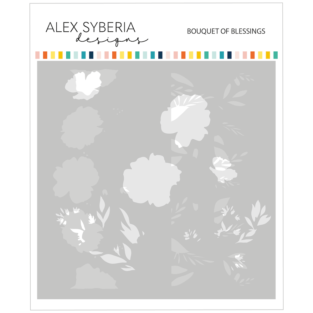 Alex Syberia Designs Bouquet of Blessings Stencil Set asd-ste-145