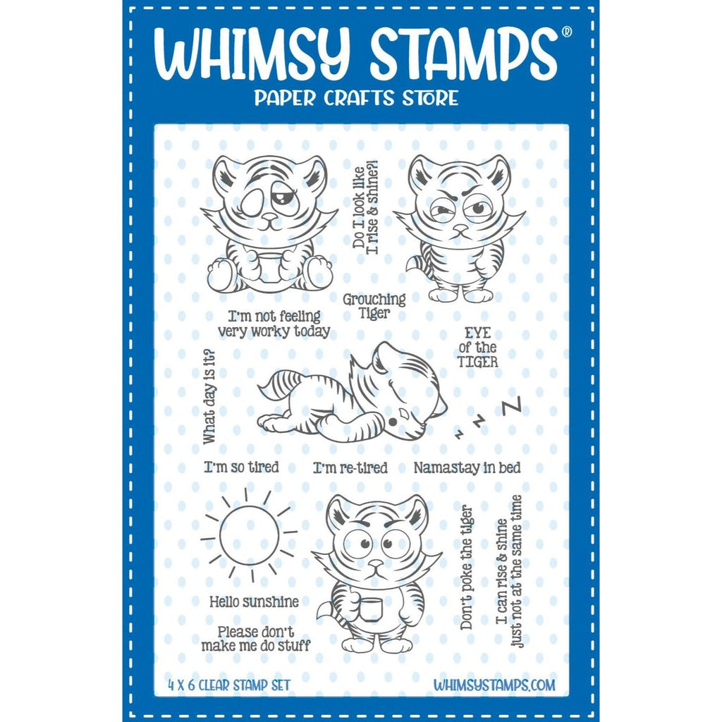 Whimsy Stamps Tabby Tigers Too Clear Stamps CWSD451