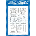 Whimsy Stamps Tabby Tigers Too Clear Stamps CWSD451