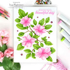 Simon Says Stamp Embossing Folder and Cutting Dies Branching Flowers sfd400 Be Bold Birthday Card | color-code:ALT02
