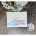 Simon Says Stamp Embossing Folder Branching Holly sf519 And Everything Nice Christmas Card