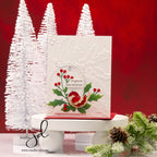 Simon Says Stamp Embossing Folder Branching Holly sf519 And Everything Nice Christmas Card | color-code:ALT02