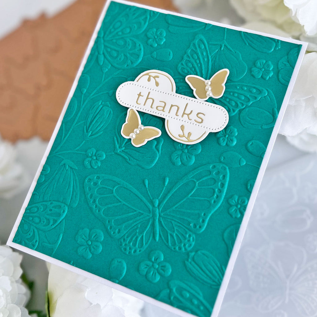 Spellbinders Beautiful Butterflies 3d Embossing Folder E3D-055