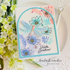 Simon Says Stamp Bright Dragonfly Wafer Dies s1002 Friend Like You Hello Card