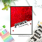 Simon Says Stamp Embossing Folder and Cutting Dies Brilliant Poinsettias sfd431 Sweet Wishes Christmas Card | color-code:ALT01